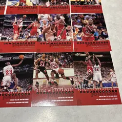 1997 Upper Deck The Jordan Championship Commemorative Card Set of 24, 3.5"x5" - Image 5