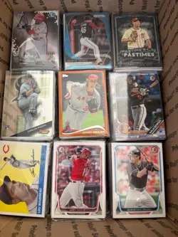 Medium Flat Rate Box of Baseball Cards All Years 11-12 Lbs - Image 3