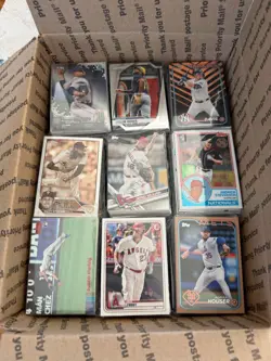 Medium Flat Rate Box of Baseball Cards All Years 11-12 Lbs - Image 4