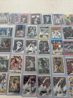 Lot Of 50 Baseball Cards Rookies/ Numbered/ Relic Bowman Chrome/ Topps/ Panini - Image 2