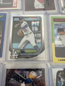 Lot Of 50 Baseball Cards Rookies/ Numbered/ Relic Bowman Chrome/ Topps/ Panini - Image 5