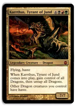 Karrthus, Tyrant of Jund - NM Near Mint - ARB Alara Reborn # 117 - MTG Magic - Image 1
