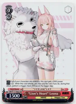 "Lion's Heart" Leona (SR) NIK/S117-E062S SR NIK GODDESS OF VICTORY: NIKKE - Image 1