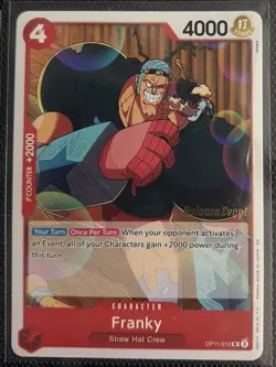 Franky OP11-012 A Fist of Divine Speed Release Event Cards Regular - Image 1