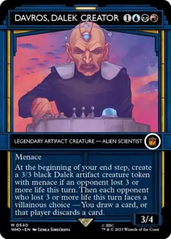 Davros, Dalek Creator (Showcase) -Foil Medium Play MTG - Image 1