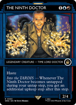 The Ninth Doctor (Showcase 560) FOIL Doctor Who NM Creature Rare CARD ABUGames - Image 1