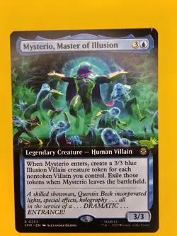 Mysterio, Master of Illusion Regular (R) #253 NM/M MTG Spiderman Magic Card - Image 1