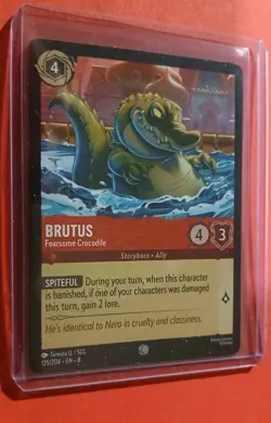 Brutus 125/204 Disney Lorcana Reign of Jafar Regular Common Card NM - Image 1