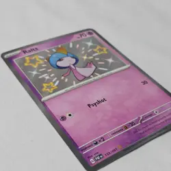Pokemon TCG Ralts Card 153/091 SV Paldean Fates Shiny Rare - Image 2