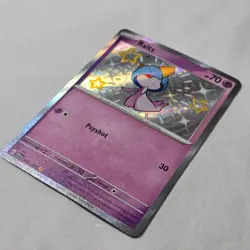 Pokemon TCG Ralts Card 153/091 SV Paldean Fates Shiny Rare - Image 3