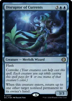 Disruptor of Currents FOIL Lorwyn Eclipsed Magic MTG NM - Image 1