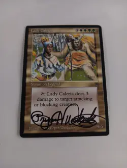 Lady Caleria Signed By Bryon Wackwitz Magic the Gathering Magic - Image 1