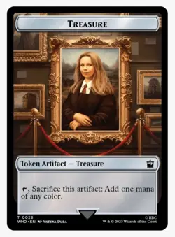 Treasure\Soldier (Foil) | MTG DS Token | Universes Beyond: Doctor WHO | NEW NM+ - Image 1