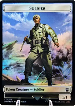 Treasure\Soldier (Foil) | MTG DS Token | Universes Beyond: Doctor WHO | NEW NM+ - Image 2