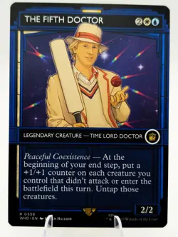 The Fifth Doctor (Foil Showcase) | MTG DR WHO | Azorius EDH Commander | NEW NM+ - Image 1