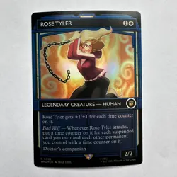 Rose Tyler (Showcase) 535 NM Foil R Universes Beyond: Doctor Who MTG - Image 1