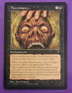 MTG Magic The Gathering - Necromancy - Visions LP (Lightly Played) - Image 1