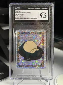 SNORLAX S22 SPECIAL GLITTER SERIES 1 POKEMON MERLIN CGC 9.5 MINT+ - Image 1