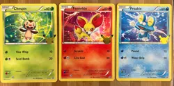 Pokemon JUMBO Chespin Fennekin Froakie Kalos First Partner Pack Lot LP - Image 1