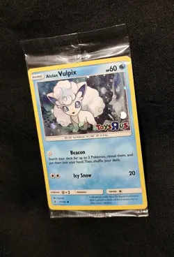 Pokemon "Alolan Vulpix" 21/145 Toys-R-us *Holo* English - NM - *Sealed* - Image 3