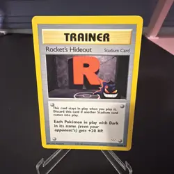 Rocket's Hideout 63/64 Neo Revelation Regular Pokemon Vintage NM - LP - Image 1