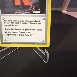 Rocket's Hideout 63/64 Neo Revelation Regular Pokemon Vintage NM - LP - Image 3