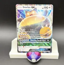🔥 Snorlax GX SM05 Black Star Promo Full Art Holo – NM Pokemon Card 🔥 - Image 1