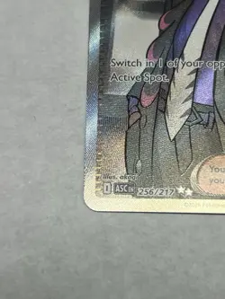 Boss’s Orders Corbeau 256/217 Full Art Ultra Rare Pokemon TCG NM - Image 5