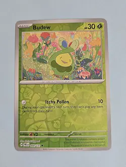 2025 Budew 4/131 - Reverse Holo - Prismatic Evolutions - NM/MINT Pokemon TCG - Image 1