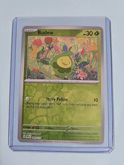 2025 Budew 4/131 - Reverse Holo - Prismatic Evolutions - NM/MINT Pokemon TCG - Image 2
