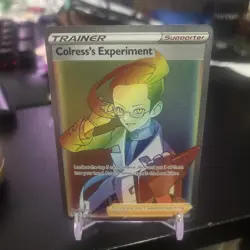 Pokemon Colress's Experiment 205/196 Rainbow Full Art (Lost Origin Secret Rare) - Image 1
