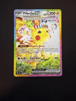 Pokemon TCG Pikachu EX Surging Sparks 238/191. Near Mint. - Image 1