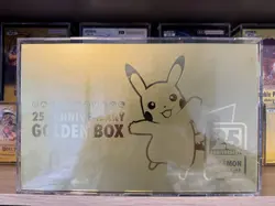 Pokemon 25th Anniversary Golden Box Japanese Factory sealed!!! w/acrylic case - Image 1