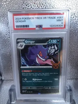 2024 POKEMON TRICK OR TRADE #057/091 GENGAR PSA 9 MINT - Image 2