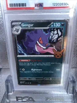 2024 POKEMON TRICK OR TRADE #057/091 GENGAR PSA 9 MINT - Image 3