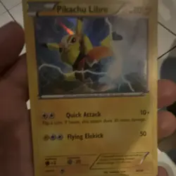 Pokemon Pikachu Libre Holo 30/30 XY Trainer Kit Basic 80 HP Flying Elekick - Image 1