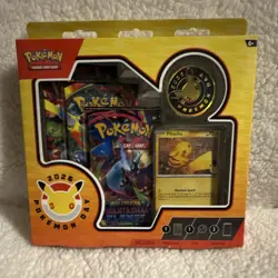 Pokemon TCG Pokemon Day 2026 Box Promo Pikachu 3 Boosters English - Image 1