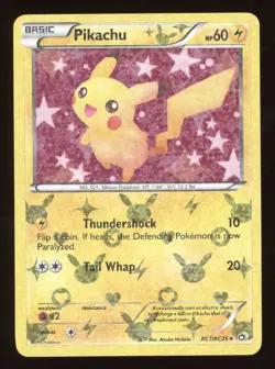 2013 Pokemon Black & White Legendary Treasures Pikachu #RC7/RC25 - Image 1