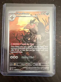 Pokemon Mandibuzz Illustration Rare Holo Sv: White Flare 145/086 110 HP English - Image 1