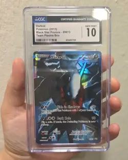 Pokemon Darkrai Team Plasma Bx. Full Art Promo BW73 Graded CGC 9.5 Mint - Image 1