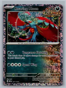 Roaring Moon 011/015 Holo P McDonald's Promos 2024 Pokemon NM/M - Image 1