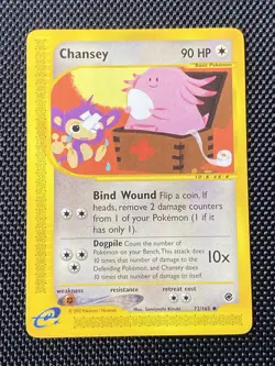 Chansey 72/165 Pokemon TCG Expedition Non Holo LP+ - Image 1