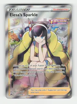 Elesa's Sparkle (Full Art) Crown Zenith (CRZ) 147/159 Holofoil Ultra Rare NM EN - Image 1