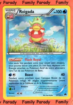 Roigada HOLO 100pv 21/122 XY Rupture Turbo Carte Pokemon Rare neuve fr - Image 1