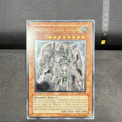 Konami Yu-Gi-Oh! Ancient Gear Golem 1st Edition ultimate rare TLM-EN006 English - Image 1