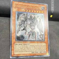 Konami Yu-Gi-Oh! Ancient Gear Golem 1st Edition ultimate rare TLM-EN006 English - Image 2