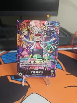 One Piece TCG Vegapunk OP07-097 Vegapunk Leader Alt Art - Image 1