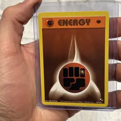 Pokemon TCG 127/132 Fighting Energy Gym Challenge 1st Edition NM Nintendo Card - Image 1