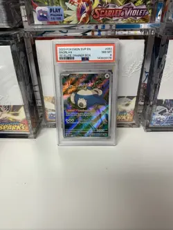 Pokemon TCG Snorlax 051 SV Scarlet & Violet Black Star Promo Card PSA Nm-mt 8 - Image 1