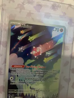 Pokemon TCG Minior Card 201/182 Paradox Rift Holo Illustration Rare NM Condition - Image 3